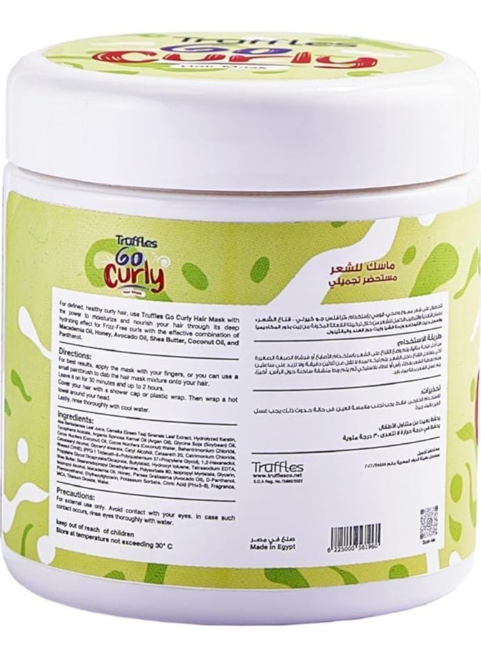 Truffles - mask for curly hair with honey and avocado 240 ml - Image 1