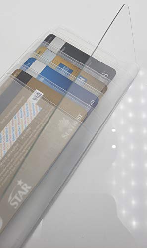 ag wallets Unisex Vinyl Set of 2 Clear Premium Quality Wallet Insert from (Checkbook 6 Page) - Image 5