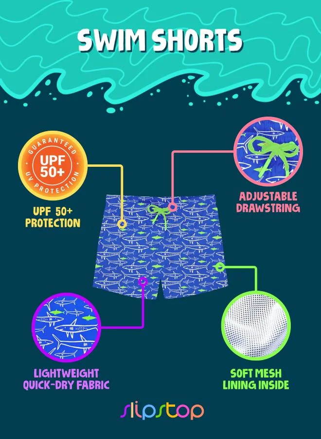 Slipstop Jaws Junior Jaws Junior Swim Shorts for Kids | Best Price UAE