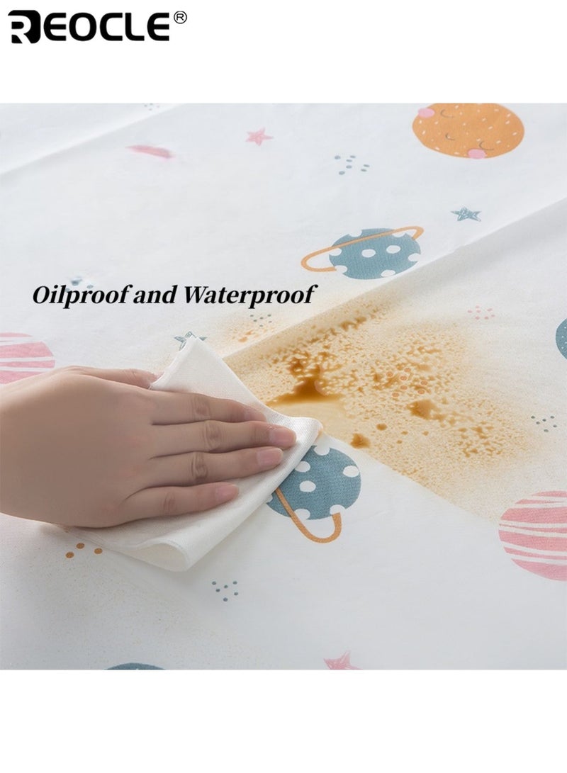 ريوكل غطاء غبار متعدد الجيوب للثلاجة، مقاوم للماء والزيت، فعال في الحماية من الغبار، سهل التنظيف، مزود بجيوب للتخزين، تصميم بسيط يناسب ديكور المنزل والمطبخ الحديث - Image 2