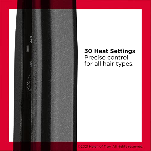 REVLON High Heat 3X Ceramic Flat Iron, 1″, Black - Image 3