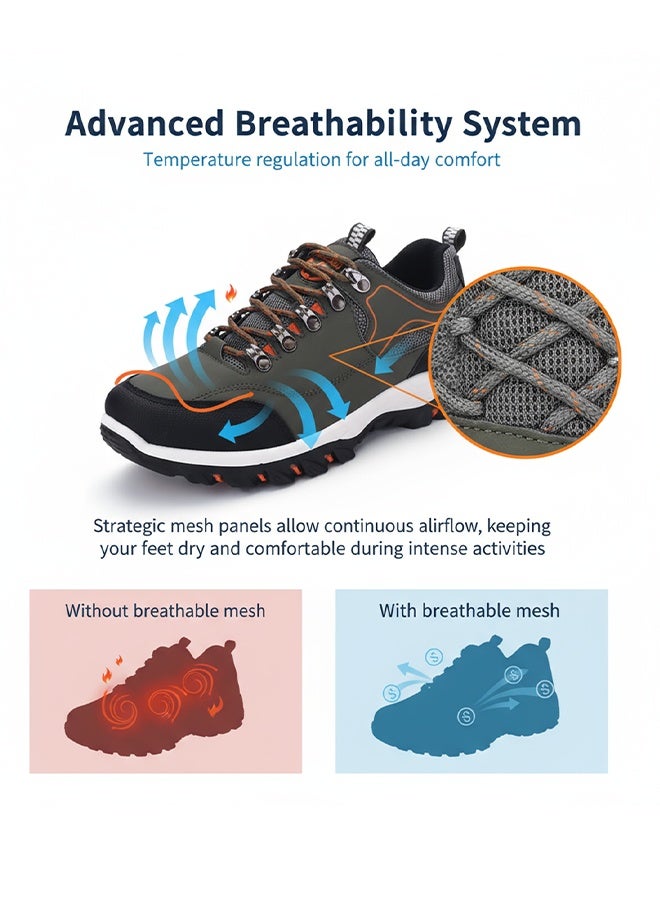 حذاء المشي لمسافات طويلة للرجال بتصميم منخفض العنق - Image 2