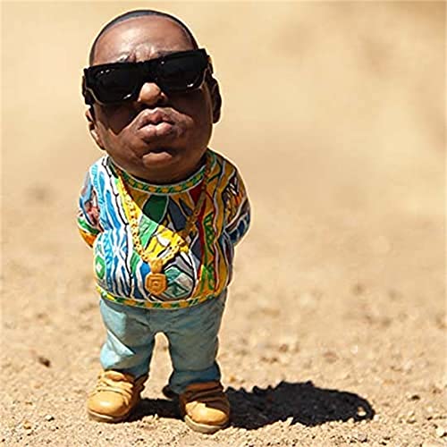 DFYOP Legend-Commemorative Resin Ornaments, Peculiar and Interesting Rap Music Star Resin Sculptures, Commemorative Resin Ornaments, Best Gift for Friends, Black - Image 5