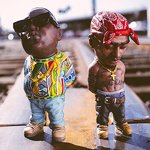 DFYOP Legend-Commemorative Resin Ornaments, Peculiar and Interesting Rap Music Star Resin Sculptures, Commemorative Resin Ornaments, Best Gift for Friends, Black - Image 4