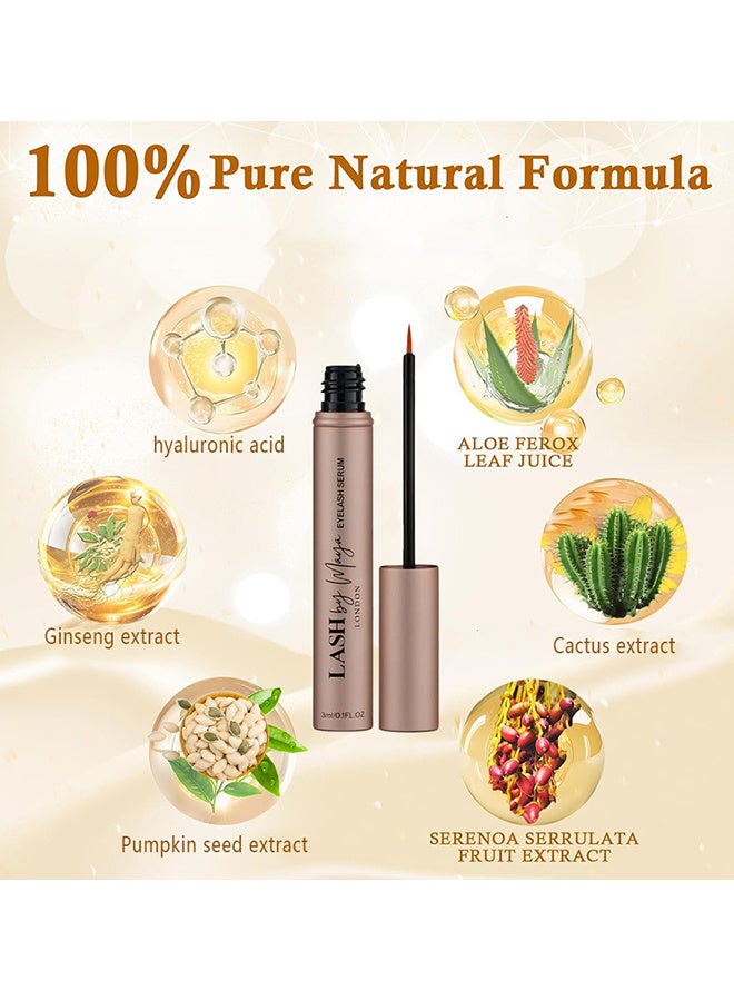 Lash by Maya Serum, Official Authentic LASH by Maya LONDON, Eyelash Growth Serum, Lash Enhancing, Cruelty Free, 3ML - Image 3