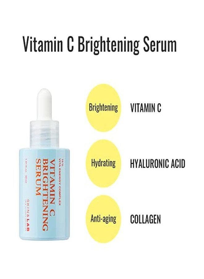 SKIN & LAB SKIN SCIENCE SOLUTION - Serum For Face, 15% Vita Energy Complex, Hyaluronic Acid, Panthenol | Anti Aging | Even Skin Tone | Brighten Dark Spot | Hypoallergenic | 1.01 Fl Oz. - Image 1