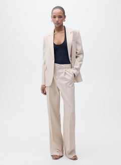 MANGO Straight-Fit Suit Trousers  - Image 4