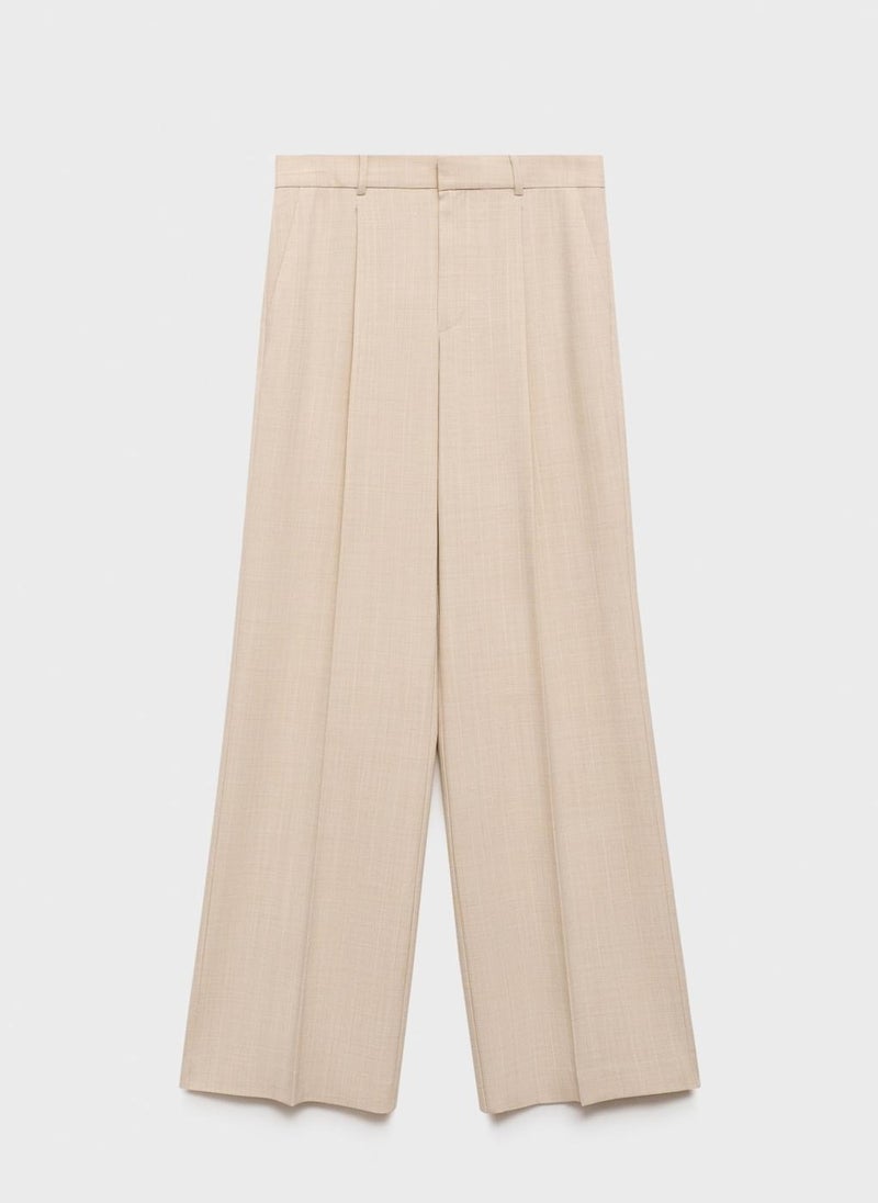 MANGO Straight-Fit Suit Trousers  - Image 5