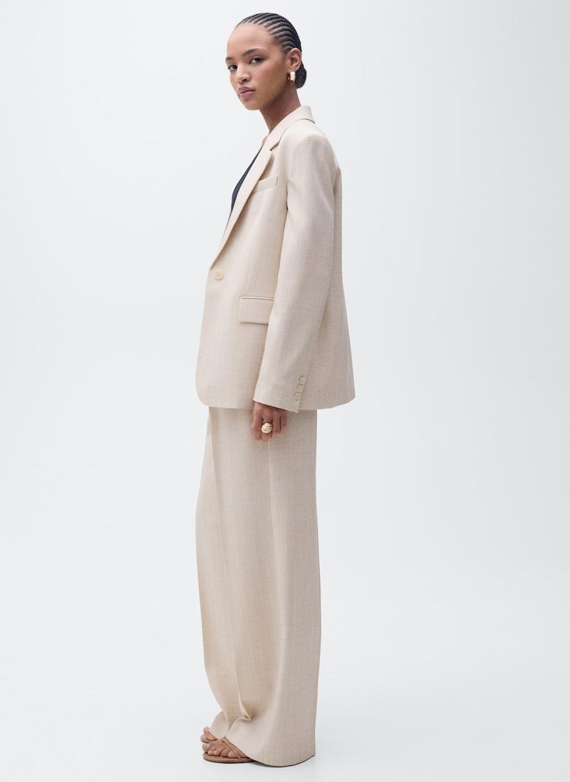 MANGO Straight-Fit Suit Trousers  - Image 3