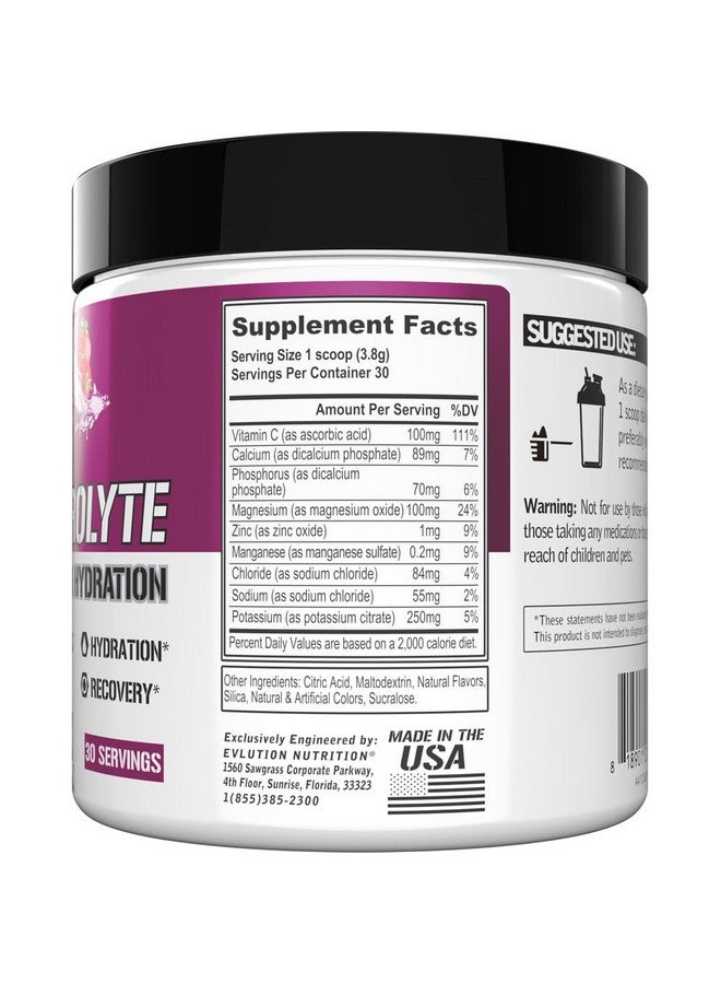 Evlution Ultimate Electrolytes Powder Hydration Drink - Quick Replenishing Hydration Powder Drink Mix with 8 Key Electrolytes and Antioxidants - Vegan Gluten Free Keto Friendly Blend (Berry Splash) - Image 2