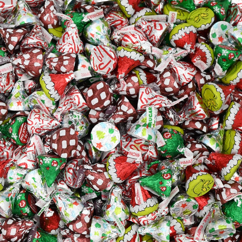 Christmas Candy Collection - 1 LB Bag (Approx. 100 Pieces) - Candy Cane, Hot Cocoa, Sugar Cookie Flavors - Assorted Holiday Chocolate, Perfect for Stocking Stuffers, Gift Bags, and Holiday Parties - Image 5