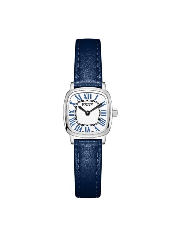 ECSTACY Women's Leather Analog Watch E25502-SLLW - 21mm mm - Image 1