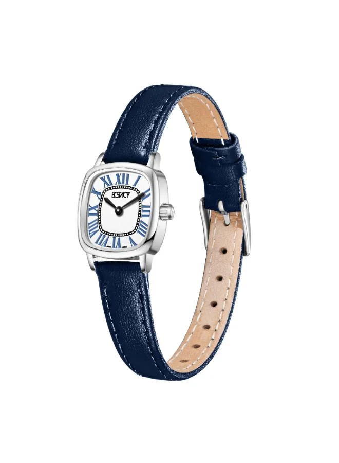 إكستاسي Women's Leather Analog Watch E25502-SLLW - 21mm mm