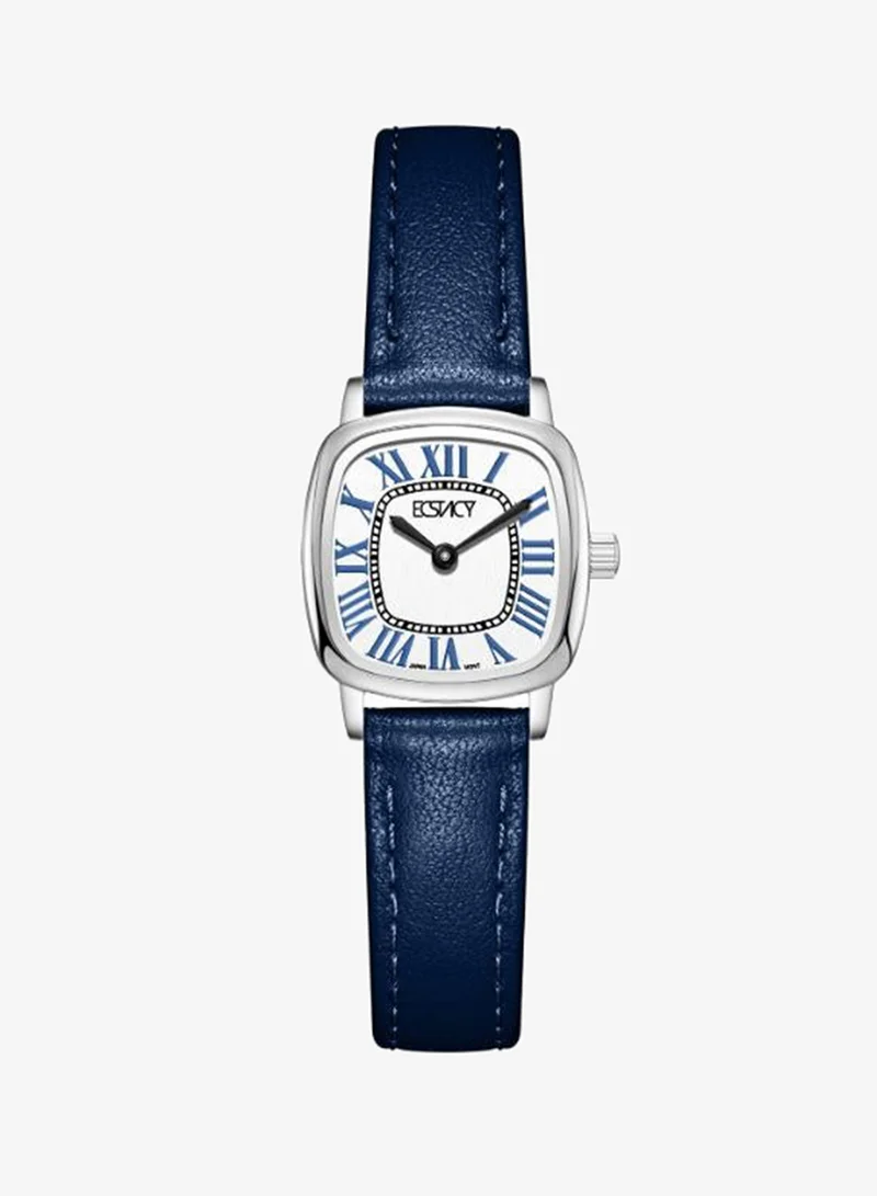Women's Leather Analog Watch E25502-SLLW - 21mm mm