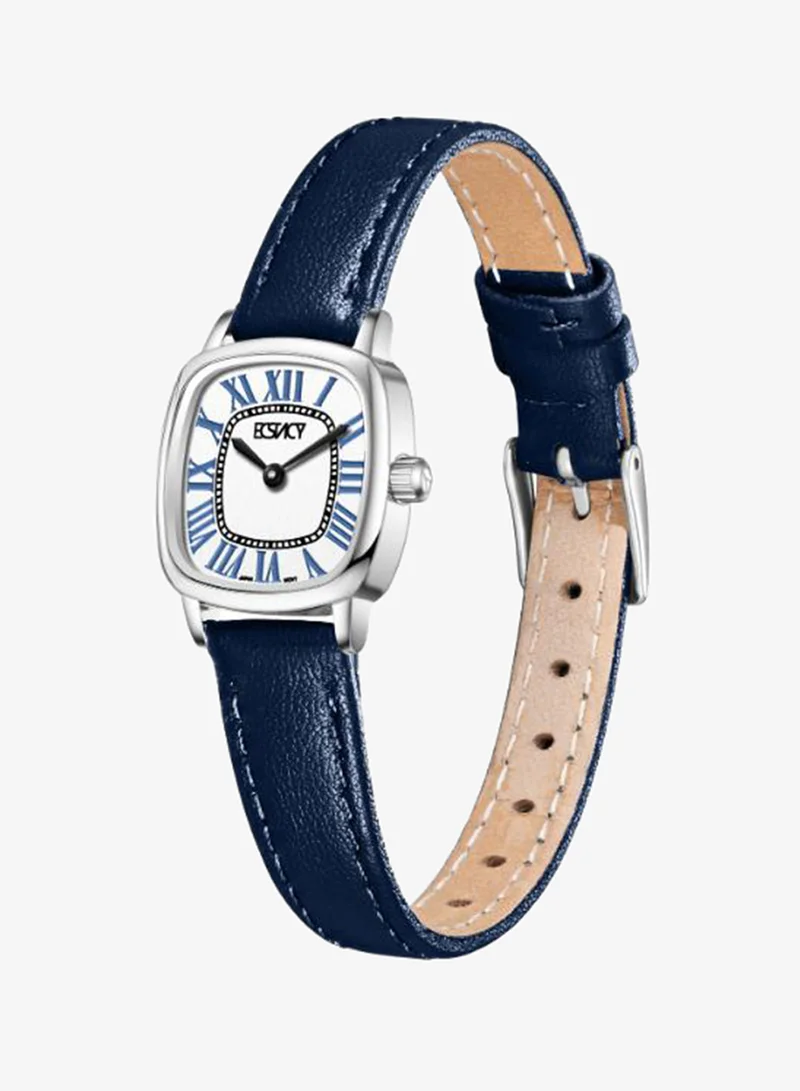 Ecstacy  Women's Leather Analog Watch E25502-SLLW - 21mm mm for Women | Best Price UAE