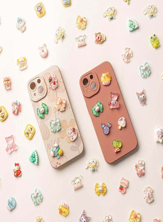 LEEXINLUU Slime Charms Cartoons Cute Set - Mixed Lot Assorted Cartoons Animals Resin Flatback Cute Sets for DIY Crafts Making,Decorations,Scrapbooking,Embellishments,Hair Clip 100pcs - Image 5