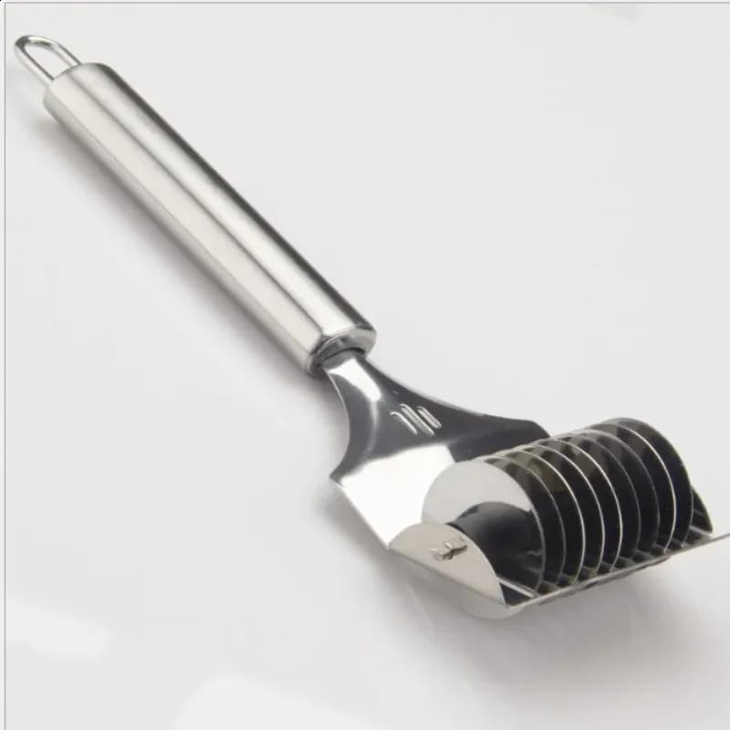 PUTHAK Stainless Steel Noodle Maker Roller Docker Dough Cutter Tool Kitchen Helper Pastry Cutter - Image 2