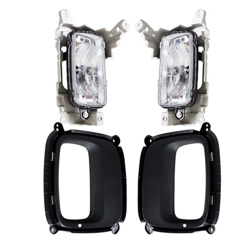 WFLNHB Fog Lights Replacement for Kia Sorento 2014 2015 Clear Lens with Bulbs Bezel Front Driving Fog Light Left Right Side - Image 2