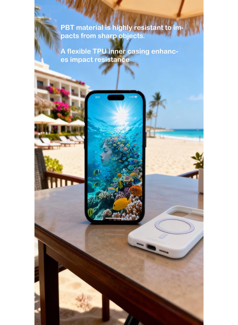 ThangCore Iphone17-Pro，3 in 1 PBT + TPU Overmolding Magnetic Creative Design Phone Case - Image 3