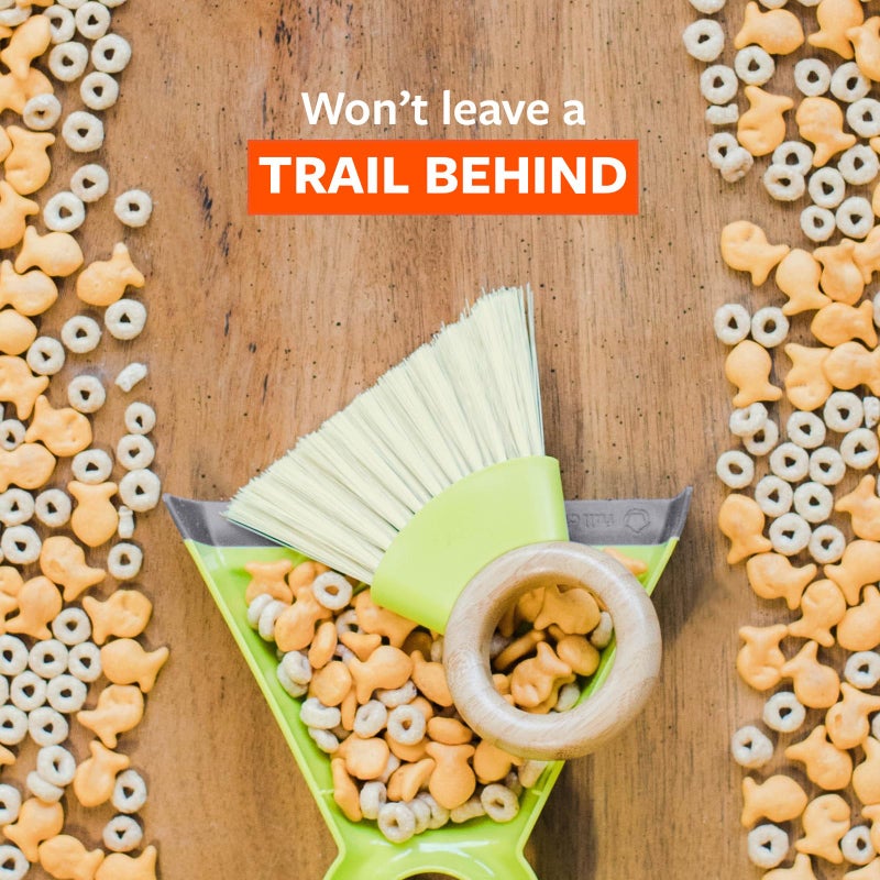 فل سيركل طقم مكون من فرشاة ولقّاطة الكناسة بتصميم دائرة - Image 2