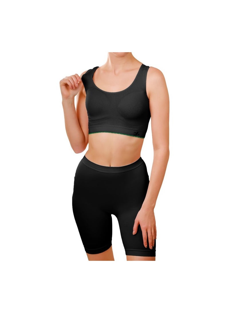 Selina Wear Seamless sports bra - Wrap-around bra - Comfortable seamless bra for women for sleeping, yoga, and exercise - Image 2