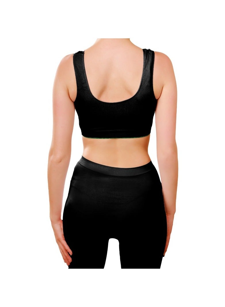 Selina Wear Seamless sports bra - Wrap-around bra - Comfortable seamless bra for women for sleeping, yoga, and exercise - Image 4