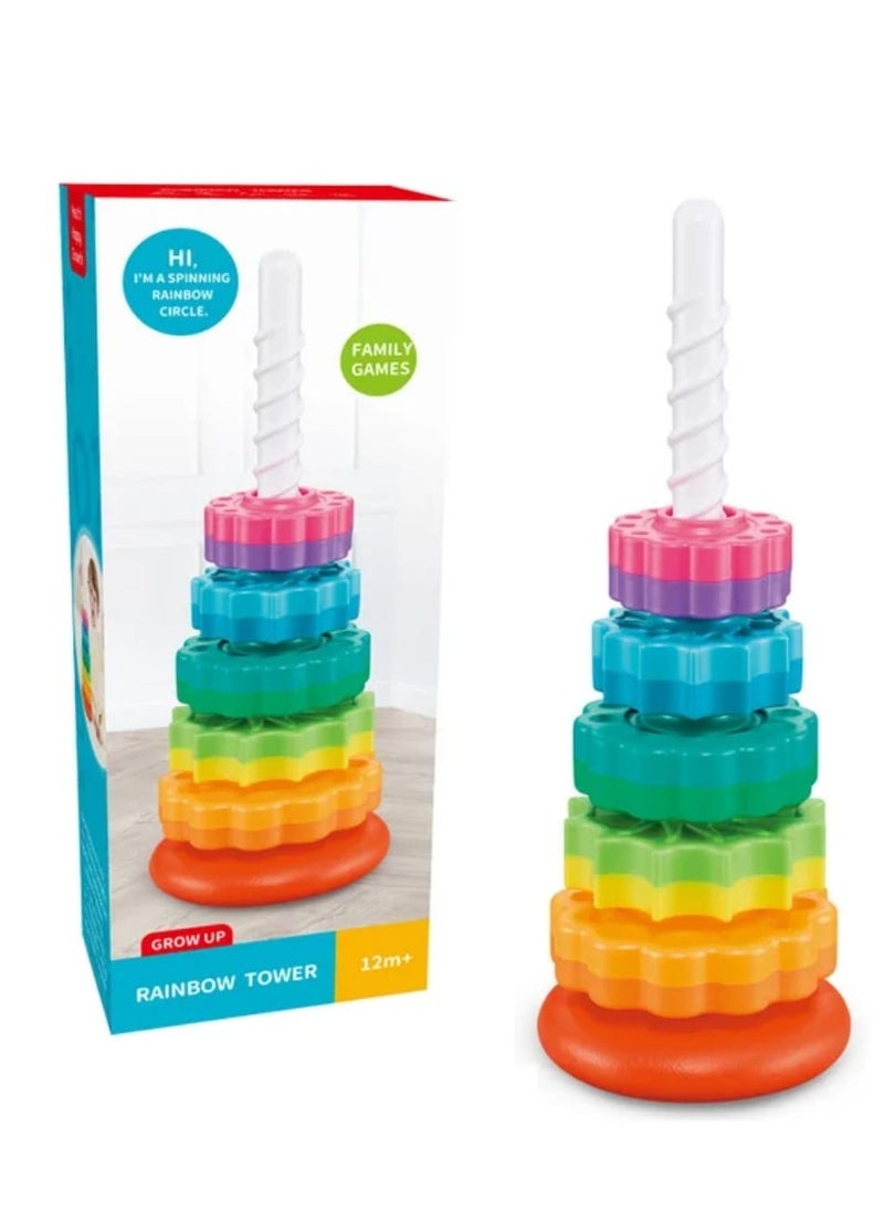 Colorful carousel tower for kids - interactive educational game  - Image 1