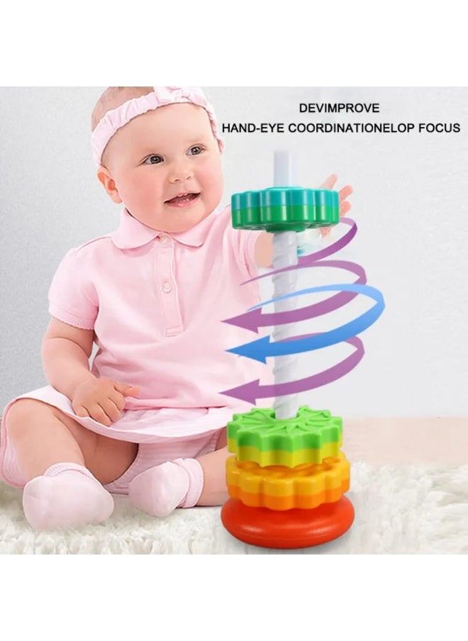 Colorful carousel tower for kids - interactive educational game  - Image 3
