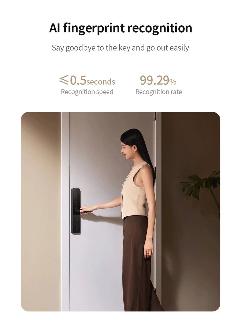 Mijia Smart Door Lock E30 with Fingerprint & Bluetooth, NFC Unlock, Model XMZNMST12LK - Image 3