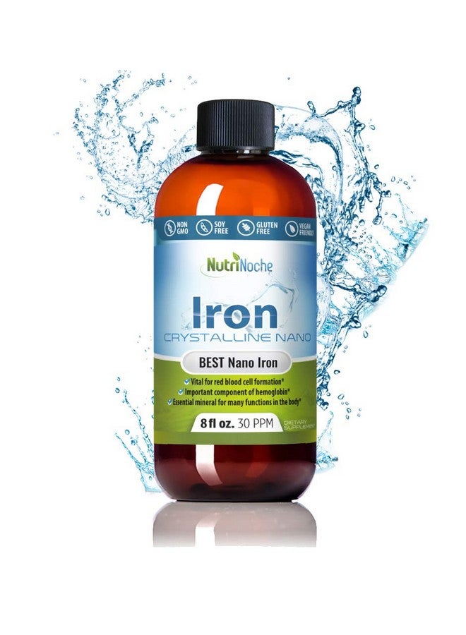 NutriNoche Liquid Iron Supplement - High Potency Sublingual Iron Drops - Vegan Iron - Flavorless - Crystalline Iron Supplement for Men, Women & Kids - Image 1
