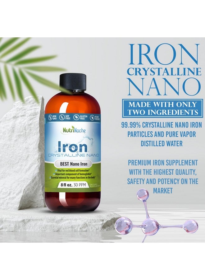 NutriNoche Liquid Iron Supplement - High Potency Sublingual Iron Drops - Vegan Iron - Flavorless - Crystalline Iron Supplement for Men, Women & Kids - Image 5