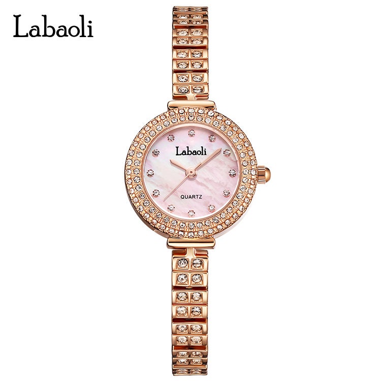 لاباولي ساعة نسائية لاباولي كوارتز مع سوار مقاومة للماء موديل LA125 - Image 1