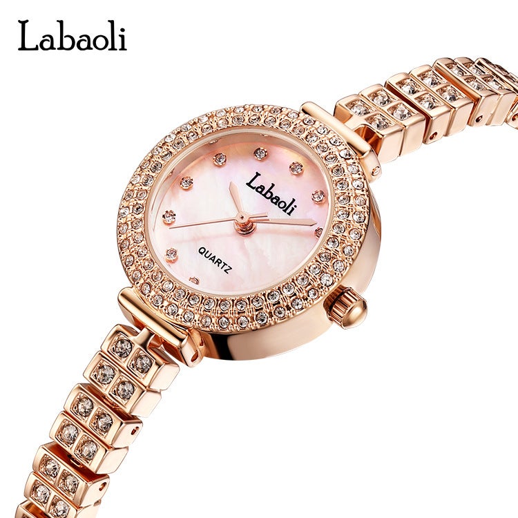لاباولي ساعة نسائية لاباولي كوارتز مع سوار مقاومة للماء موديل LA125 - Image 2