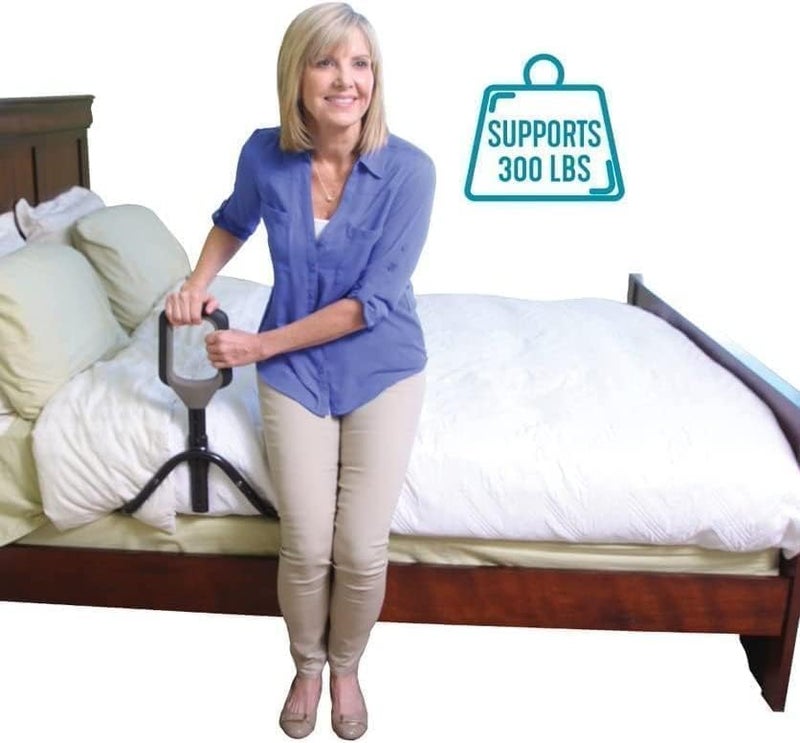 Stander Physical Therapy Bed Cane Bed Rail for Elderly Adults Height Adjustable Bed Assist Bar with Organizer Pouch Eligible for VAT relief in the UK - Image 5