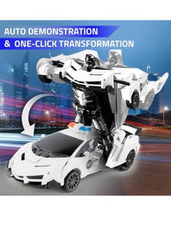 Toys for Boys Police Electric RC Transformer Car - High Speed RC Car Robot with Lights, Sounds, Soft Grip Tires, 360 Degree Turning - Birthday Drift Hobby Gift Toys for Kids & Toddlers - pzsku/Z01617AACCD4A0B5DC131Z/45/_/1720513700/06b04cd5-3f70-47d2-9624-3ec0cd01adb3