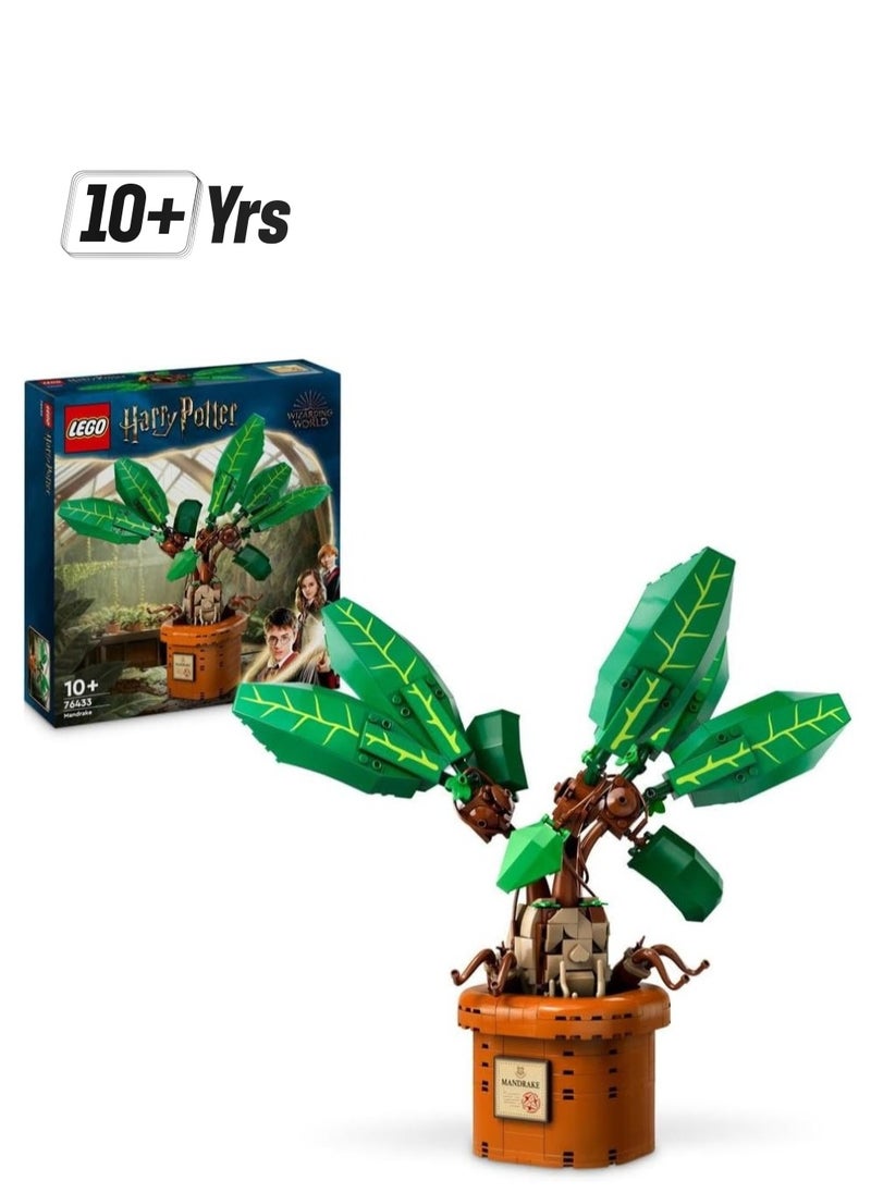 LEGO LEGO Harry Potter Wizarding World Mandrake Building Toy Set 76433  - Image 1