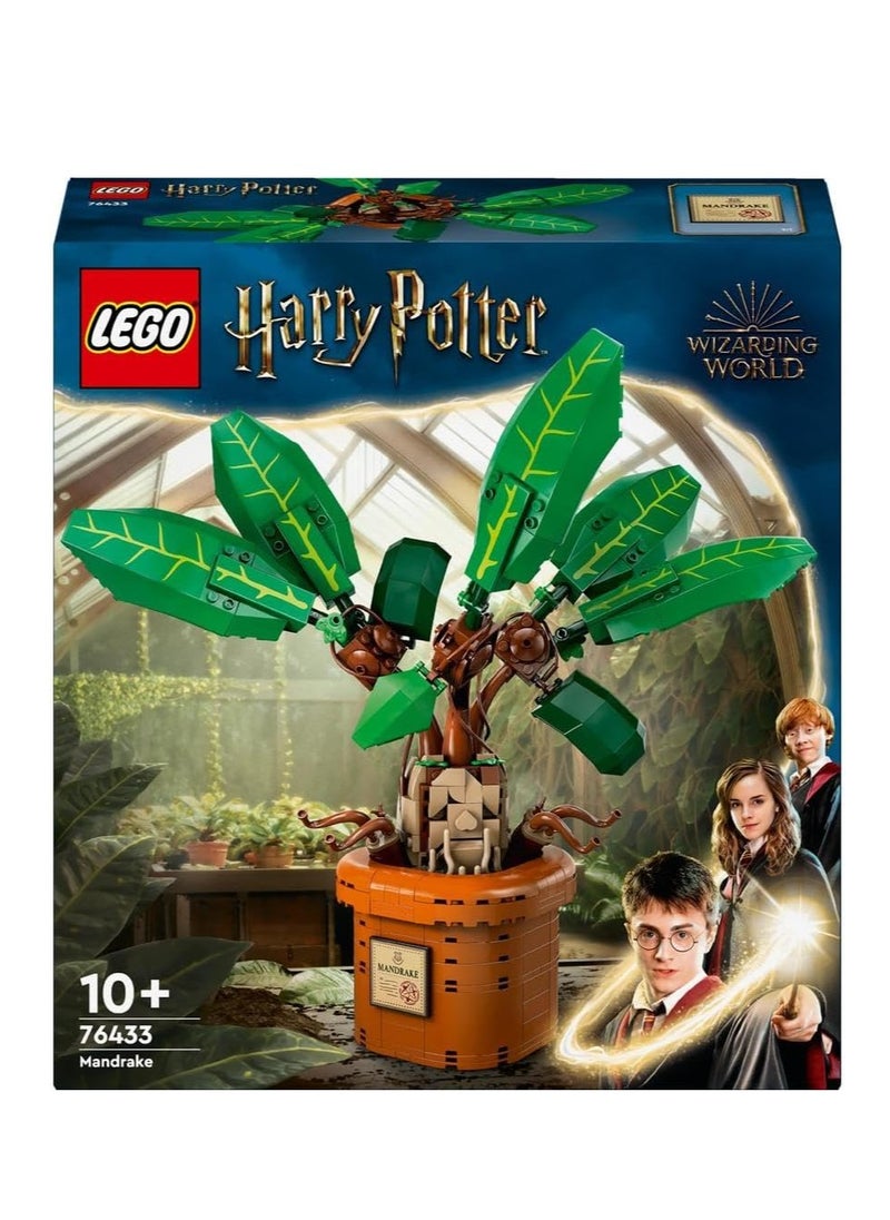 LEGO LEGO Harry Potter Wizarding World Mandrake Building Toy Set 76433  - Image 5