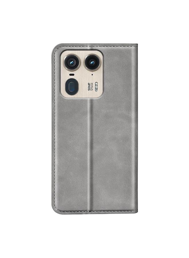 S-TOP Case For Motorola Edge 50 Ultra Retro-skin Magnetic Suction Leather Phone Case - Image 3