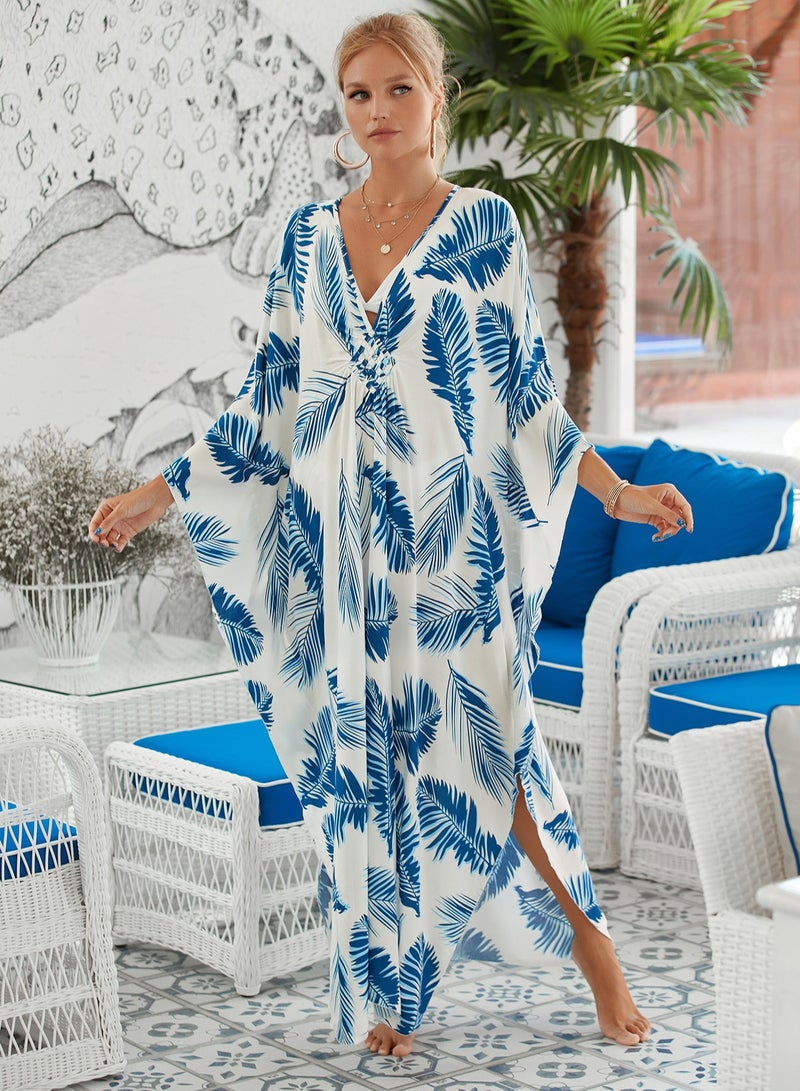 إسكدنيا قميص غطاء الشاطئ الكبير والتنورة الطويلة - Image 3