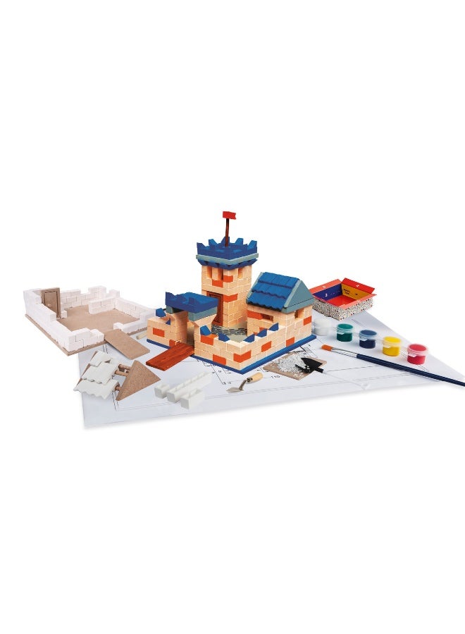 bildits القلعة الوسطى: منزل ساحر مع حديقة وشرفة (متعة البناء، للأعمار 8+) ، 118 قطعة - Image 4