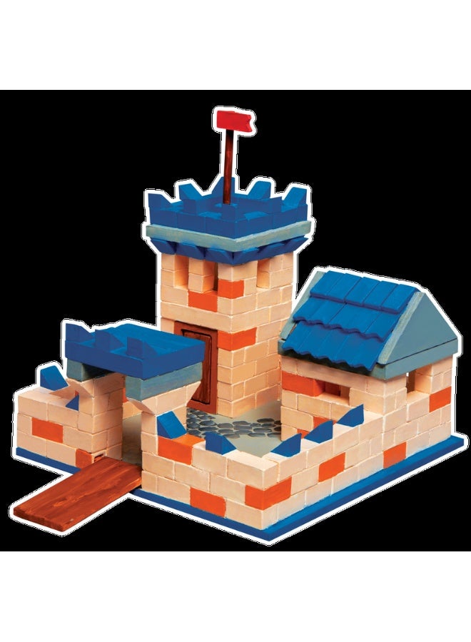 bildits القلعة الوسطى: منزل ساحر مع حديقة وشرفة (متعة البناء، للأعمار 8+) ، 118 قطعة - Image 1