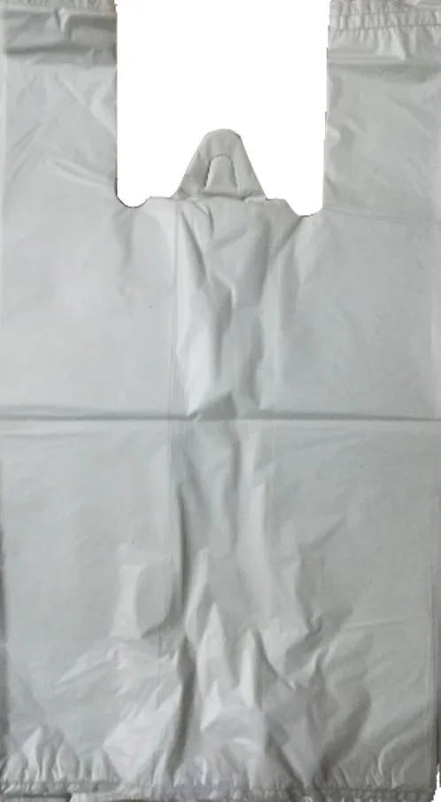 Kalbi Ticaret Kalpi Ticaret White Thick Bag Set of 3 (Small, Medium, Large) 3 kg Grocery Store Bag, Rusty Undershirt Bag, Garbage Bag