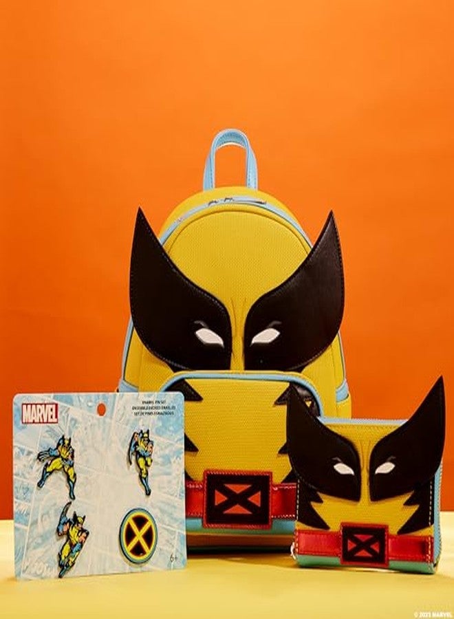 Loungefly Marvel Wolverine 4-Pack Pin Set, Amazon Exclusive - Image 2