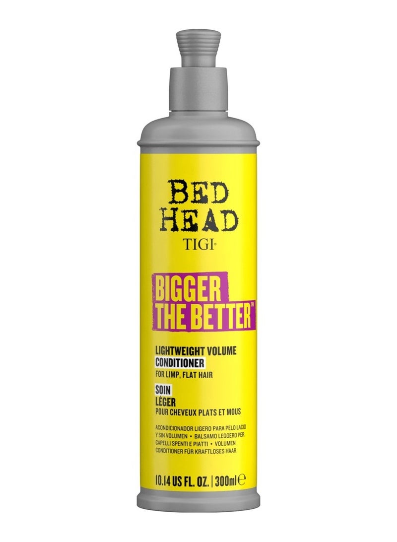 Tigi Bed Head Bigger The Better Lightweight Volume Conditioner 300ml - Image 1
