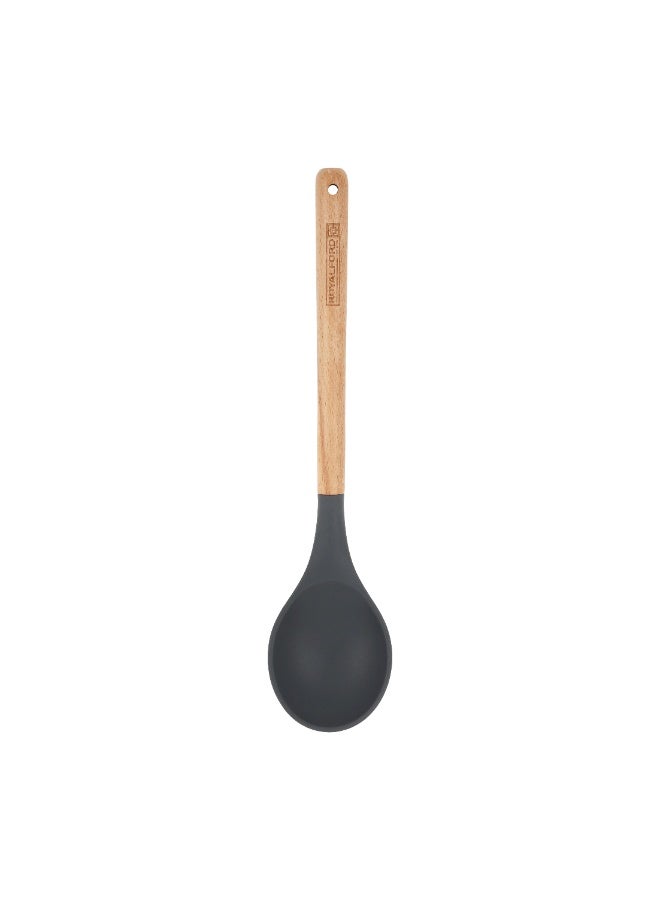 رويال فورد Royalford Non-Stick Silicone Cooking and Serving Spoon | 32 x 7 cm | Heat-Resistant, Professional Cooking Utensil, Dishwasher Safe | Ideal for Stirring, Serving | Multicolor | RF12749 32 x 7cm - Image 1