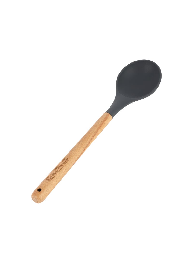 رويال فورد Royalford Non-Stick Silicone Cooking and Serving Spoon | 32 x 7 cm | Heat-Resistant, Professional Cooking Utensil, Dishwasher Safe | Ideal for Stirring, Serving | Multicolor | RF12749 32 x 7cm - Image 3