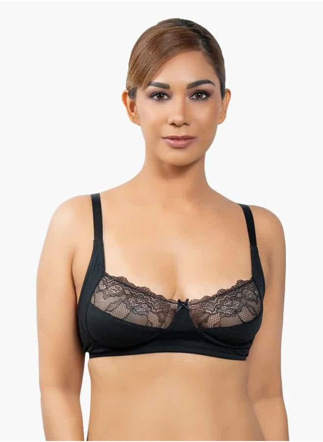 Aadaraya 3Pk Moulded Lace Bra For Female