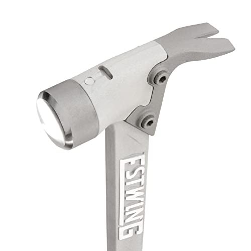Estwing مطرقة تأطير ألمنيوم ESTWING AL-PRO - 14 أونصة بمخلب مستقيم مع وجه أملس ومقبض لتقليل الصدمات - ALBL ، أزرق - Image 3