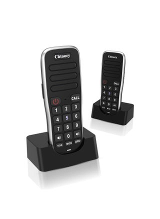 Chtoocy Rechargeable Intercoms Wireless for Home 1 Mile Range 10 Channel, Handheld Wireless Intercom System for Home Business Office, Home Room to Room Communication System (2 Packs, Black) - pzsku/Z0161B82184F3EDEC5669Z/45/1749374391/dda46a90-d892-4d1d-9588-ca4218905c22