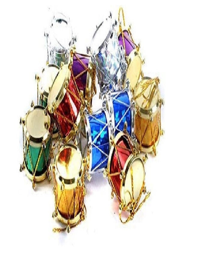 جيرينك طبل بلاستيك لتزيين شجرة 12 قطعة - Image 1